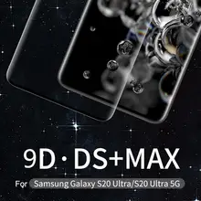NILLKIN DS+ MAX 9D fully covered Tempered Glass For Samsung Galaxy S20 Ultra/S20 Ultra 5G Full Curved Glass Screen Protector
