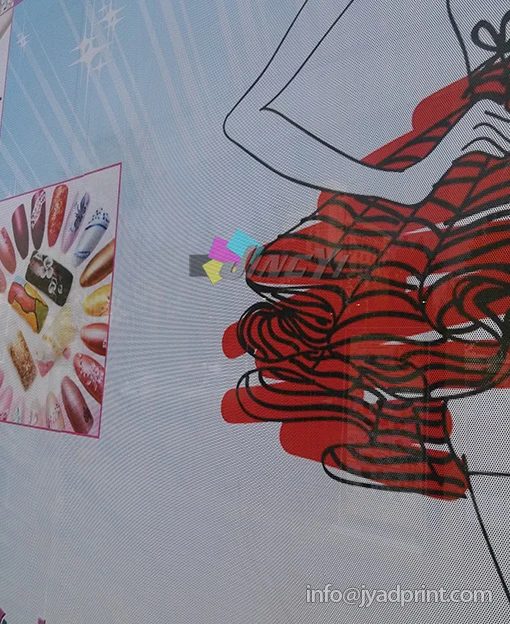 Индивидуальная печать односторонние визуальные рекламные наклейки