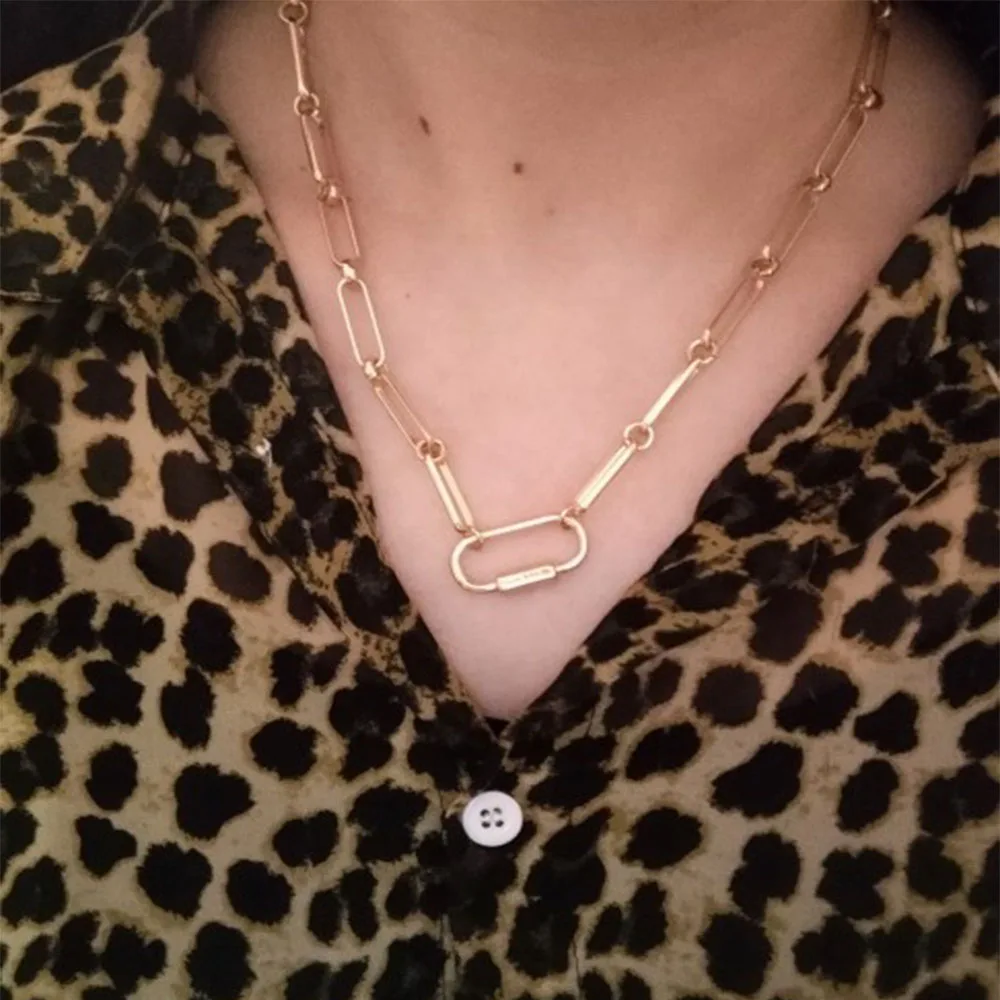 Современная Новинка специальная цепочка изысканное ожерелье Крошечная Т