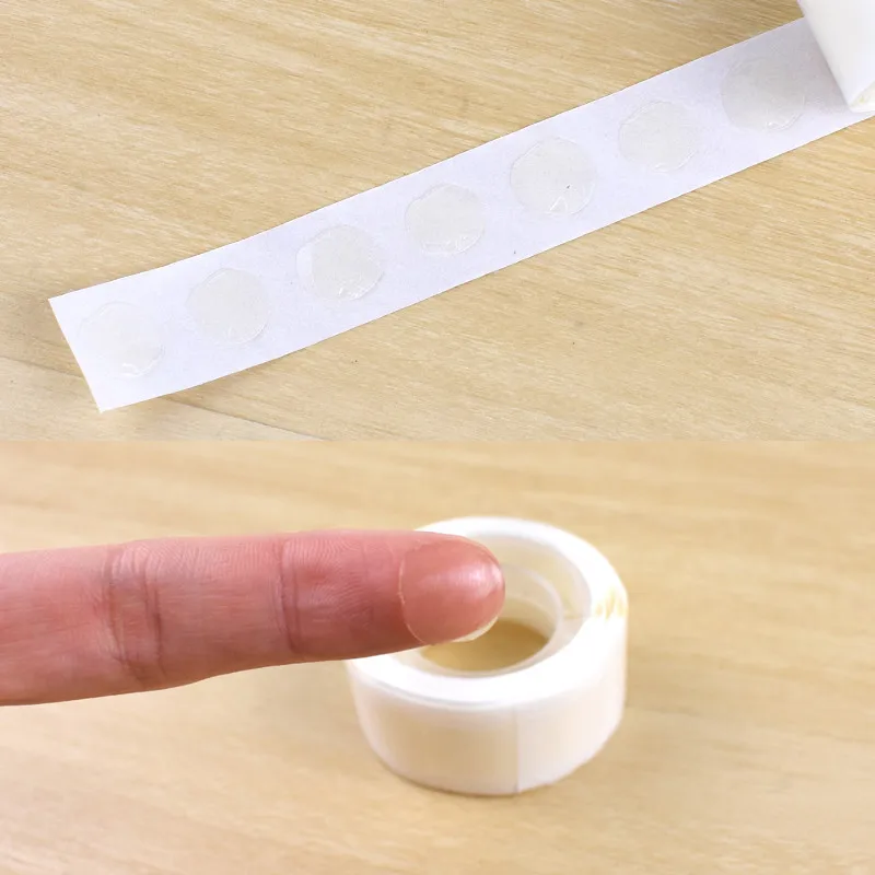 100 шт./рулон липкие двусторонние резиновые шары в горошек|Воздушные и аксессуары|