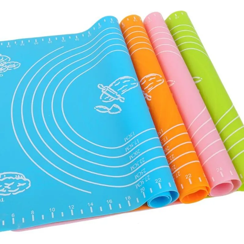 

Scaled Silicone Non-stick Rolling Mat Pastry Anti-slip Mat Pastry Cake Baking Pan Kitchen Tool