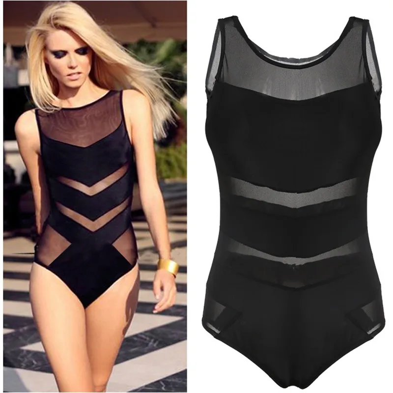 Женский сетчатый купальник летний сексуальный пляжный | Женская одежда