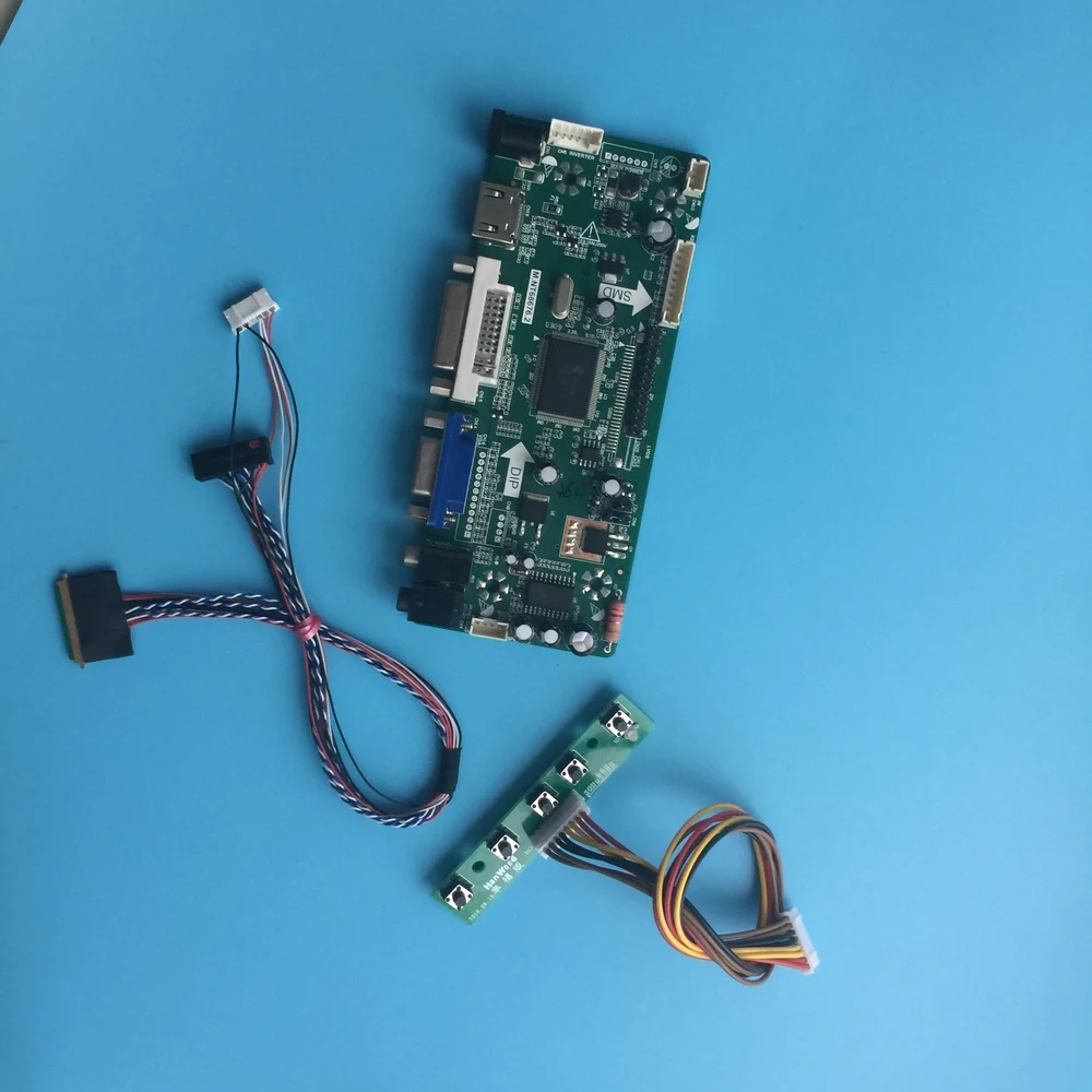 HDMI VGA DVI светодиодный драйвер платы контроллера комплект дисплей для LP156WF4-SLC1 15 6
