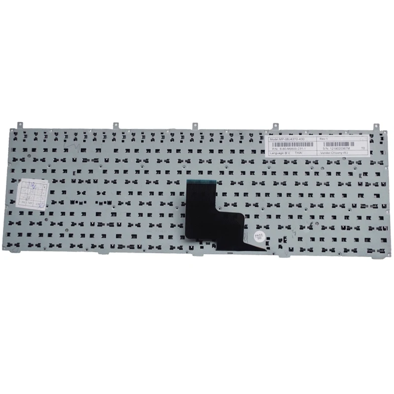 Английская клавиатура для ноутбука Clevo W76 W760 W762 W765 W765S P150 P150HM P170HM P151EM W150HRM W170ER с