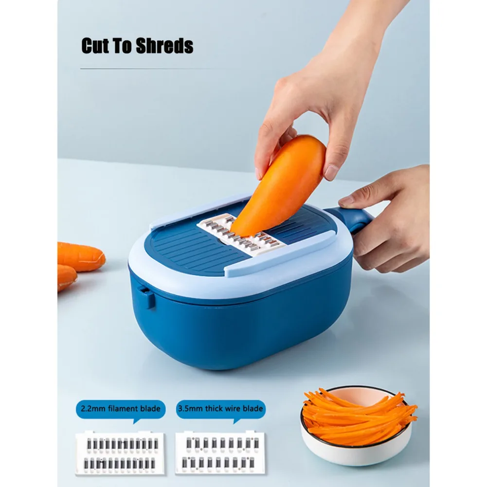 

Multifunctional kitchen utensils and fruits for potatoes, carrots, cucumbers, slicer and grater