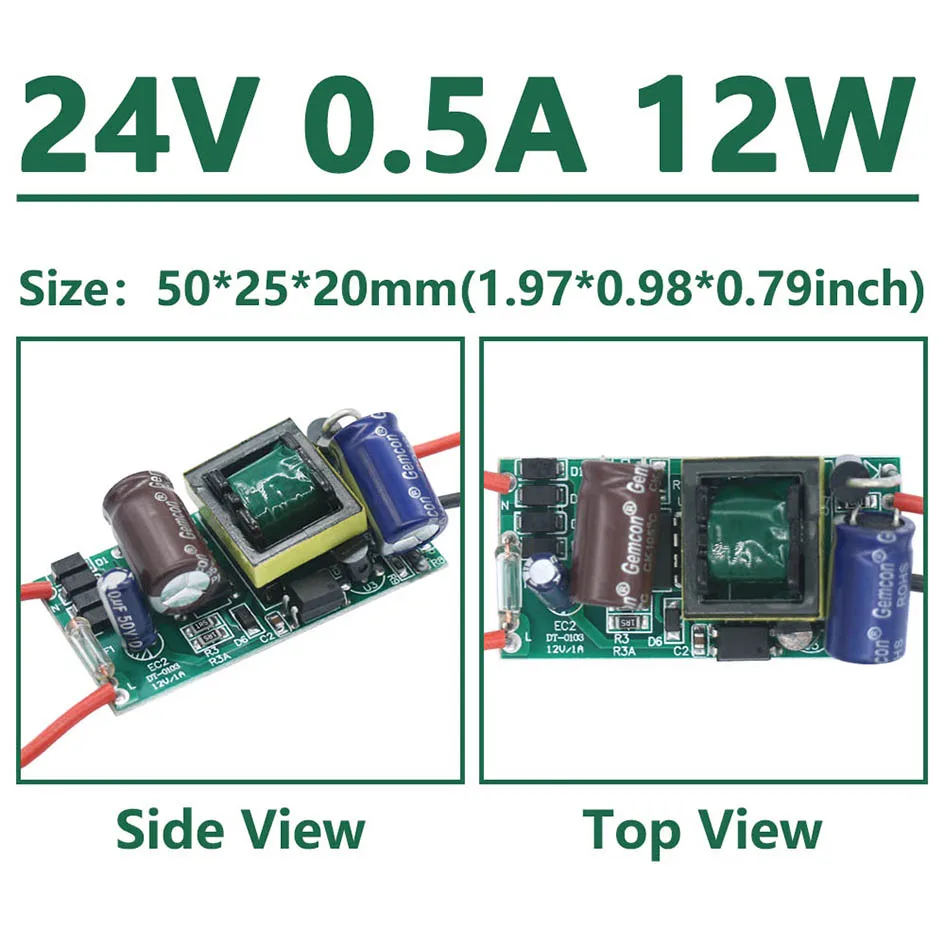 LED-Treiber 220 V 230 V bis 12 V 24 V Lichter 6 W 12 W 24 W 36 W 60 W 84 W 100 W 120 W für LED-Netzteil 12 V Lichttransformatoren für CPU-Lüfter – Detail 5