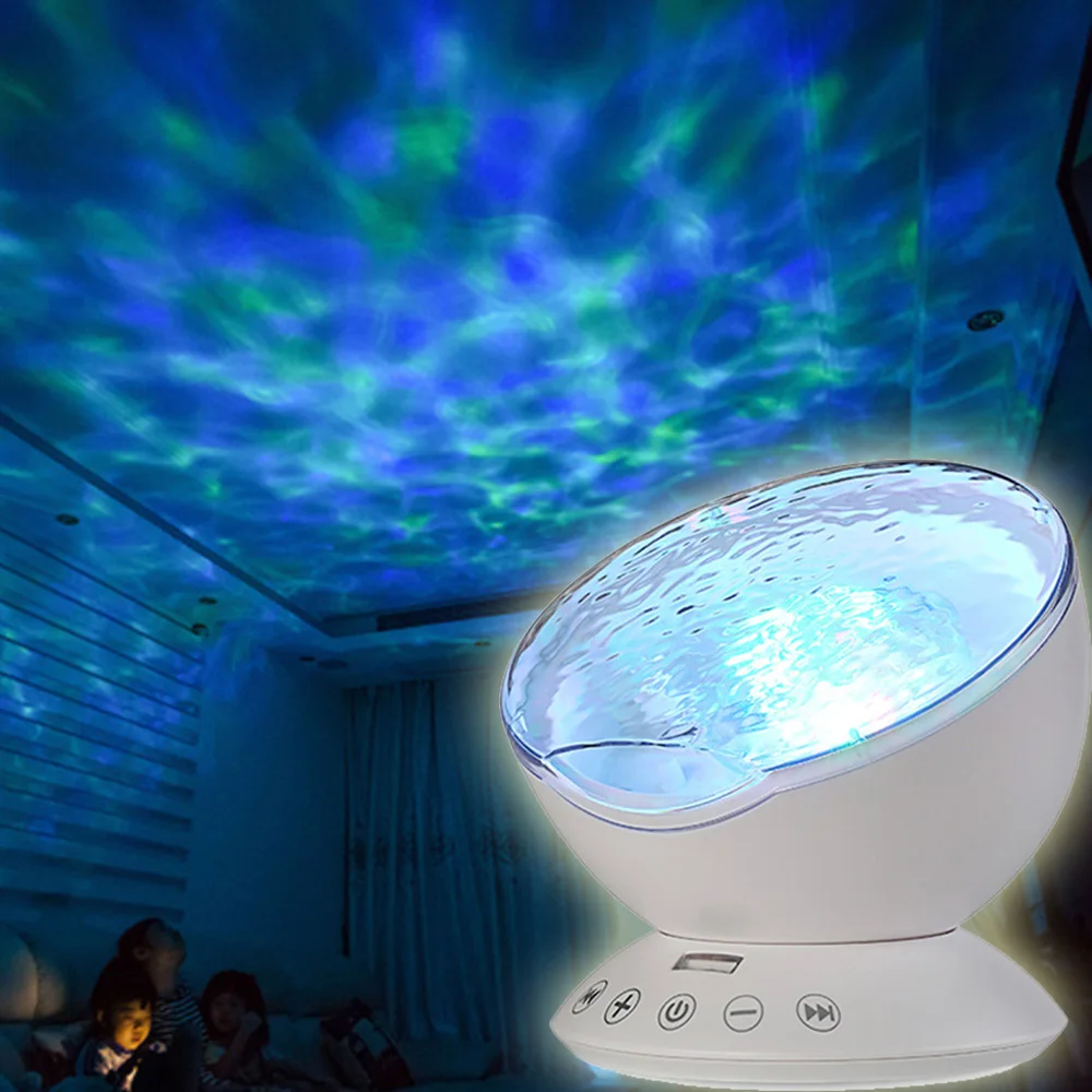 Светодиодный ночсветильник с проекцией океана s лампа дистанционным управлением