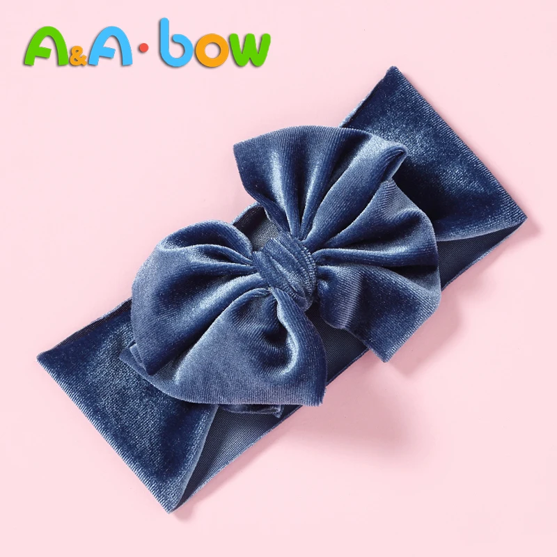 Diademas de lazo s&oacute;lido para beb&eacute; y ni&ntilde;a, turbante de nailon suave para reci&eacute;n nacido, cintas para la cabeza de beb&eacute;, turbante para beb&eacute;, 1 ud., env&iacute;o directo-0