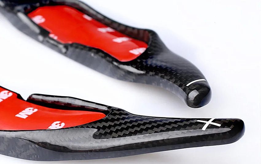 Рычаг переключения рулевого колеса из углеродного волокна для AMG A45 CLA45 C63 GLA45 GLS63