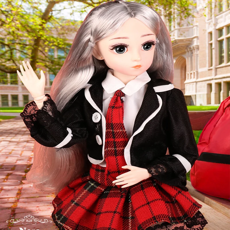 

36CM Beauty Bjd Doll Gifts For Girl 15 Movable Jointed Princess Dolls With Clothes Fashion DIY Doll Handmade Gifts For Girl Toy