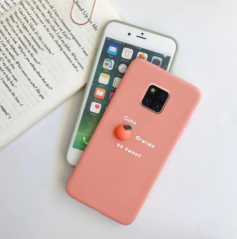 3D авокадо мягкий чехол для huawei Honor вид 10 9X 8C 8X 8A 7X 10i 20i P20 P30 Коврики 20 30 Pro Lite Y9 Prime P Smart