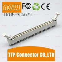 2pcslot 1 27mm legs width1b100 63a2ve connector 100 new and original