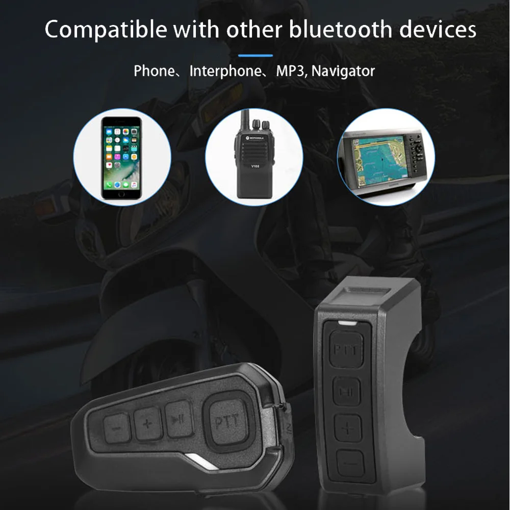 

Bluetooth-гарнитура для мотоциклетного шлема с дистанционным управлением