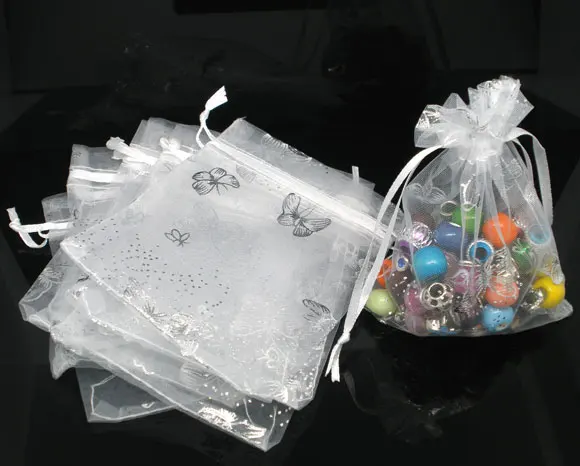 9x7cm Organze Jewelry Bags Candy Drawstring Bag Butterfly Hanato Heart Pouches Jewellery Christams Party Halloween |