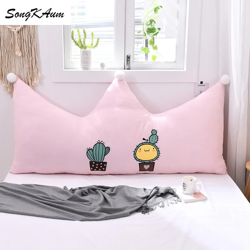 Детские длинные прикроватные подушки SongKAum из 100% хлопка с наполнителем простые