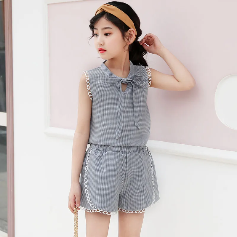 Летний жилет принцессы для девочек подростков из 2 предметов детская одежда