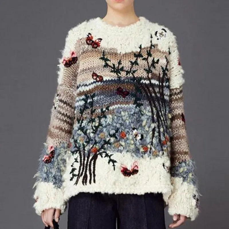 Свитер женский кашемировый зимний оверсайз | Женская одежда