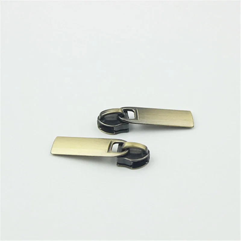 100Pcs Detachable #5 Metal Zipper Pullers for Zipper Sliders Head Repair Kits Nylon Zipper Pull Tab DIY Sewing Bags Accessories