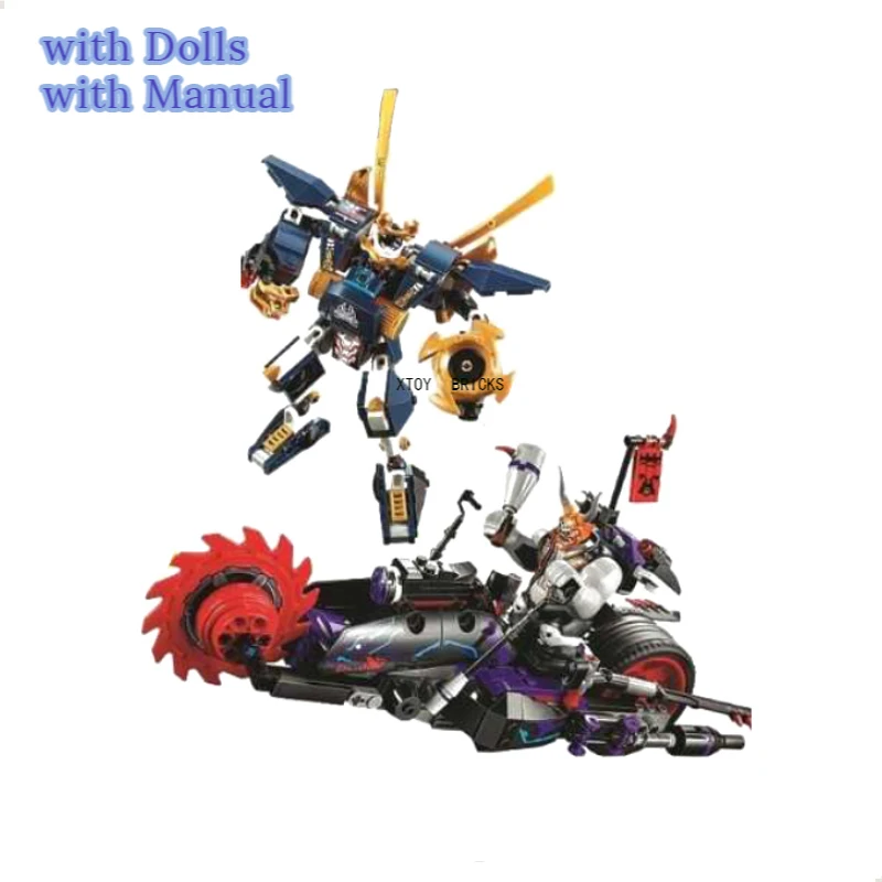 

bela 565pcs 10805 Killow Vs. Samurai X Mecha Model Building Blocks Bricks with Figures Toys DIY Children Birthday Gifts