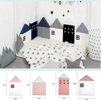 baby bed bumper little house pattern crib protection infant cot newborn bedding baby bed bedding room decoration photo props