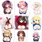 Силиконовый 3D коврик для мыши для косплея с Аниме СудьбаGrand Rin Tohsaka Сакура маршала красивая женщина нагрудная ткань тканевые браслеты