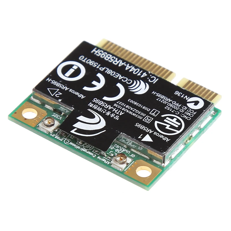 Беспроводная карта 150M 802.11b/G/N Half Mini PCI-E для HP Atheros AR5B95 605560-005 | Компьютеры и офис