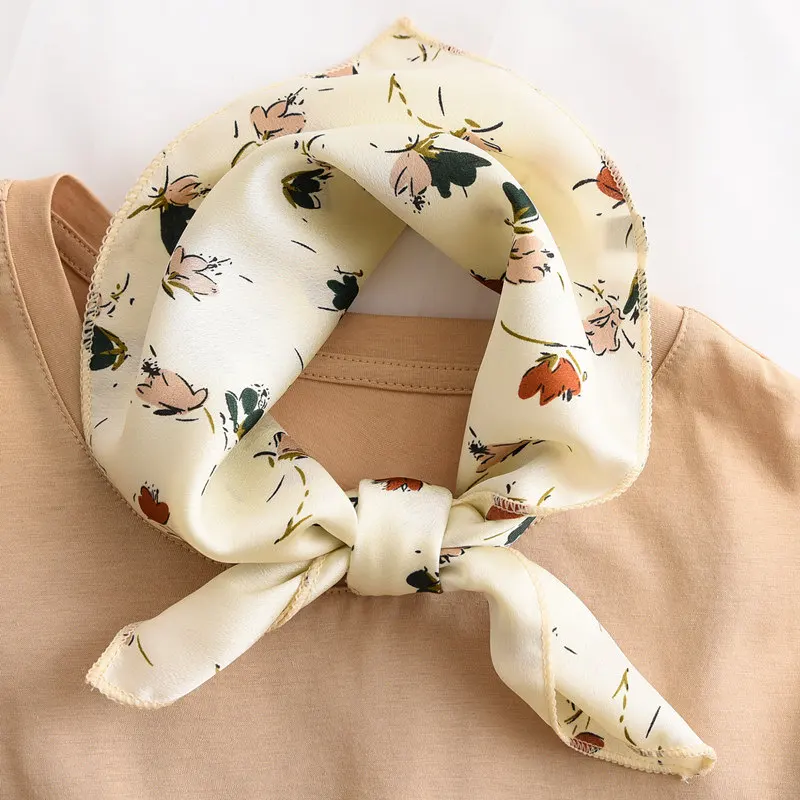 Горячая распродажа Многоцветный 50 см шёлковый шарф квадратной формы Sor Для