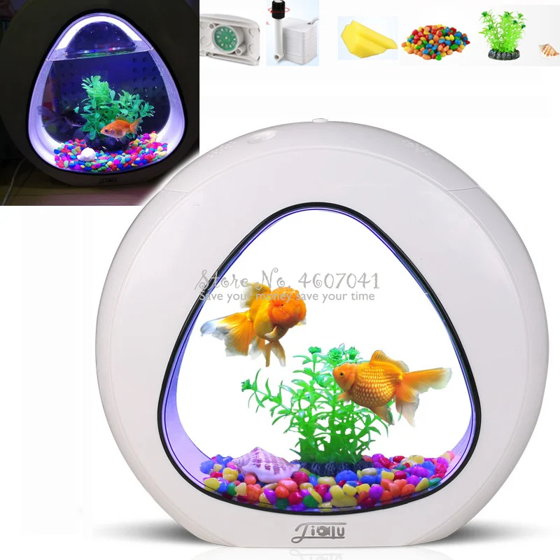 Светодиодный светильник для аквариума 4L 6L интегрированная система фильтров мини