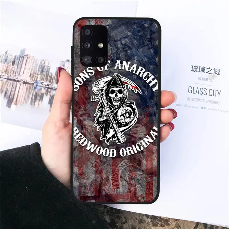 

sons of anarchy USA TV Painted Phone Case For Samsung galaxy S 7 8 9 10 20 edge A 6 10 20 30 50 51 70 note 10 plus