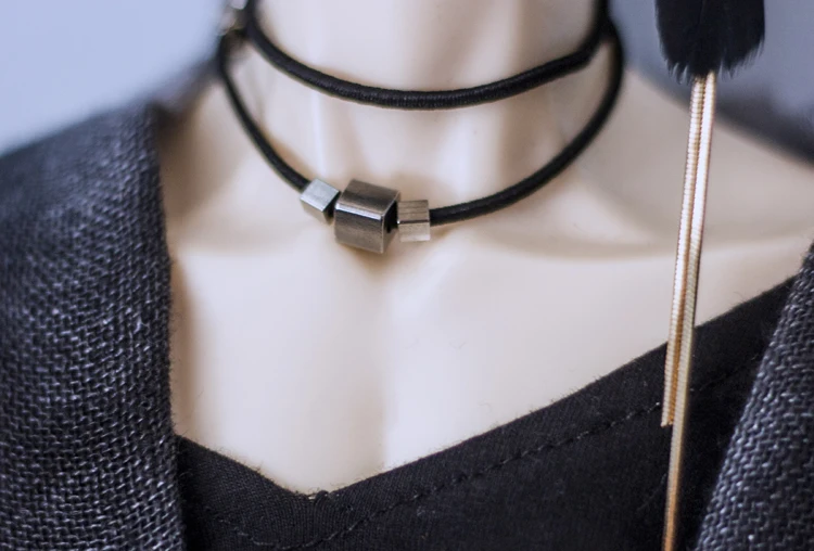 BJD кукла аксессуары подходят для 1/3 1/4 MSD дядя размеры модные черные металлические