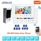 960P AHD 7 дюймов беспроводной Wifi смарт-видео домофон Системы RFID клавишная панель код дверной звонок безопасности дома 2 запись мониторы дистанционная разблокировка