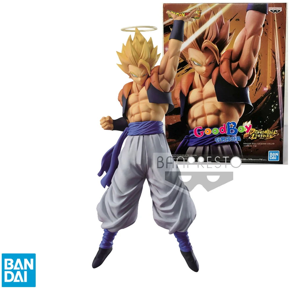 

Оригинальные фигурки героев аниме Bandai Dragon Ball LEGENDS COLLAB Gogeta коллекционные модели игрушки подарки