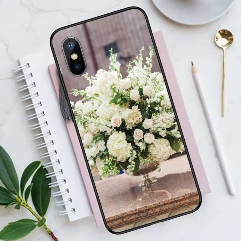 

Elegant Pink Purple Peony Flower On the Vase Phone Cases for iPhone 11 12 pro XS MAX 8 7 6 6S Plus X 5S SE 2020 XR funda coque