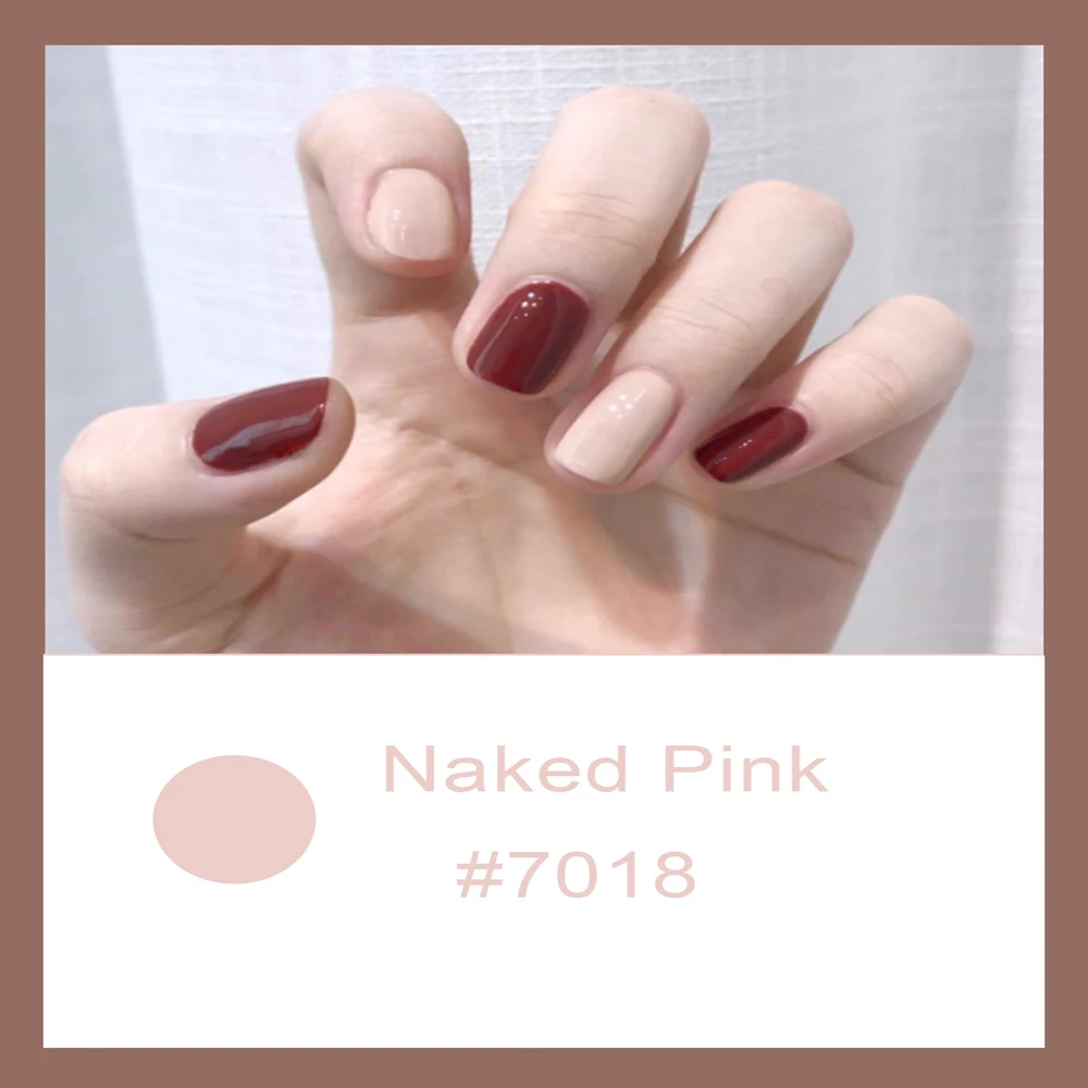 7018 Girl2girl Гель-лак для ногтей новая 50 цветная светодиодная лампа Гель-лак для ногтей 6 мл - Цвет: 7018