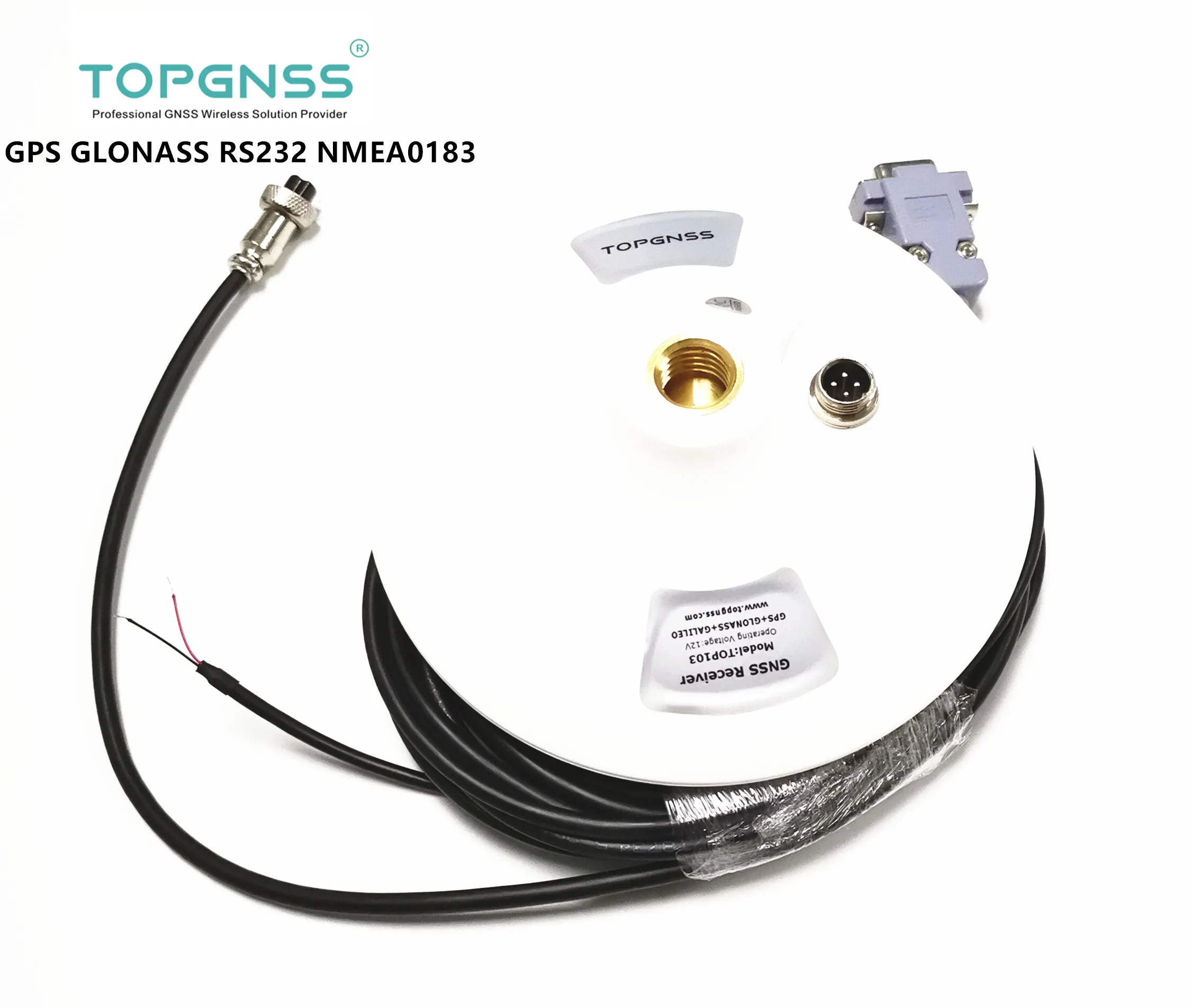 TOPGNSS IP67 RS232 ГЛОНАСС GPS приемник Антенна модуль NMEA0183 12-24 в протоколы промышленные