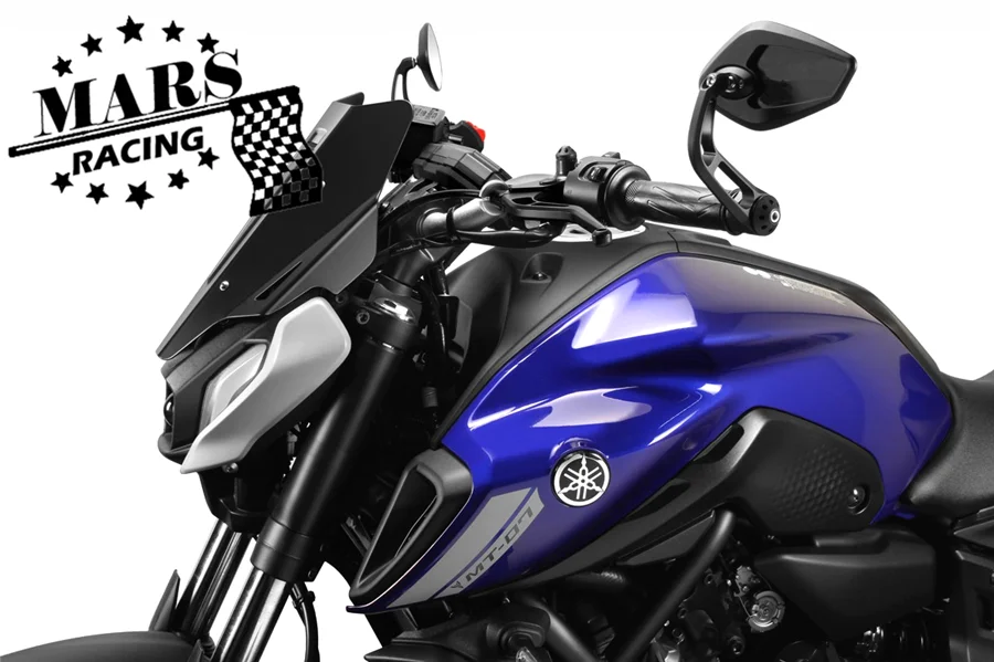 Подходит для YAMAHA FZ07 MT07 MT-07 mt07 2021 2022 мотоциклетный черный ветровой экран лобового