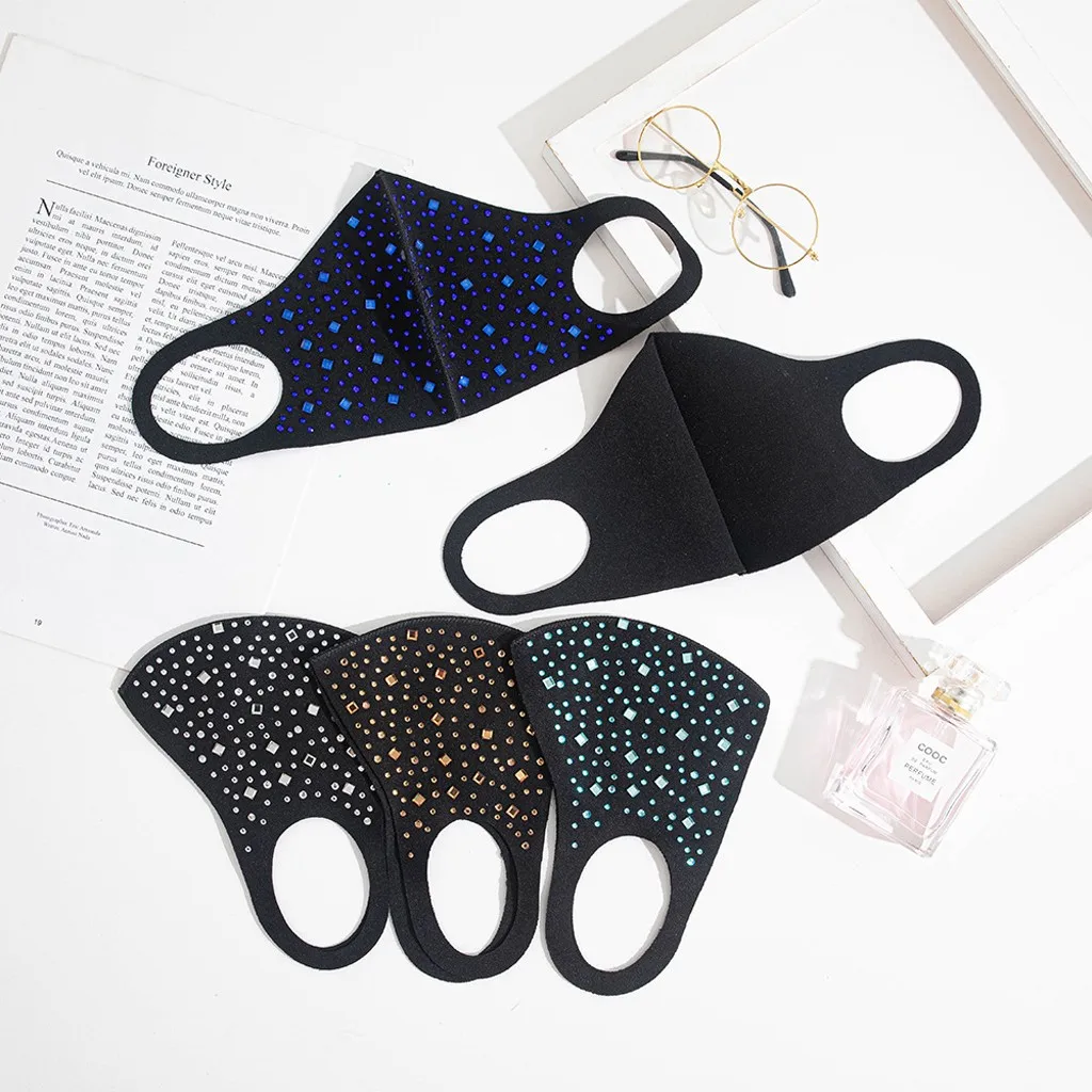 Респиратор многоразовый пылезащитный с блестками и фильтрами | Дом сад