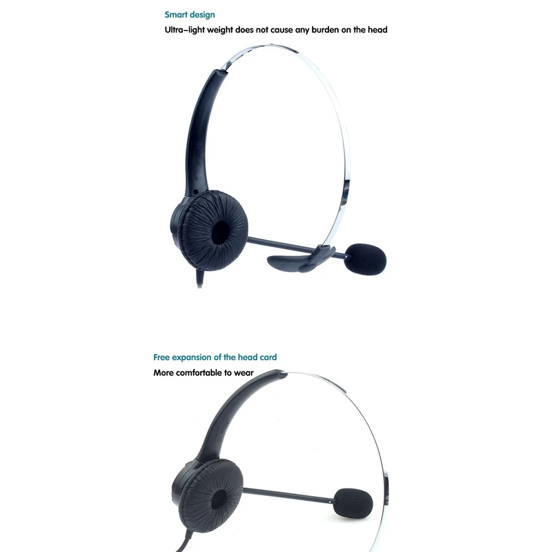 Телефонная гарнитура USB микрофон с шумоподавлением одним отверстием колл центр