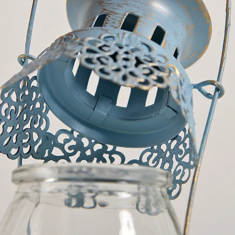 Ретро портативные фонари железная лампа подсвечник оригинальные светильники