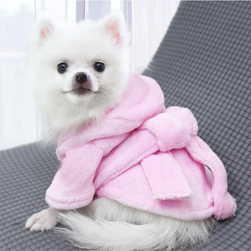 

Pet Bathrobe French Bulldog Small Dog Clothes Winter Chihuahua Coat Puppy Dog Jacket Pet Clothes Ropa Perro Dogs Pets Clothing