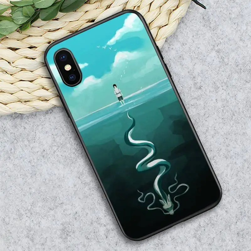 

Cartoon Studio Ghibli Spirited Away Totoro Phone Case for iPhone 11 12 pro XS MAX 8 7 6 6S Plus X 5S SE 2020 XR mini