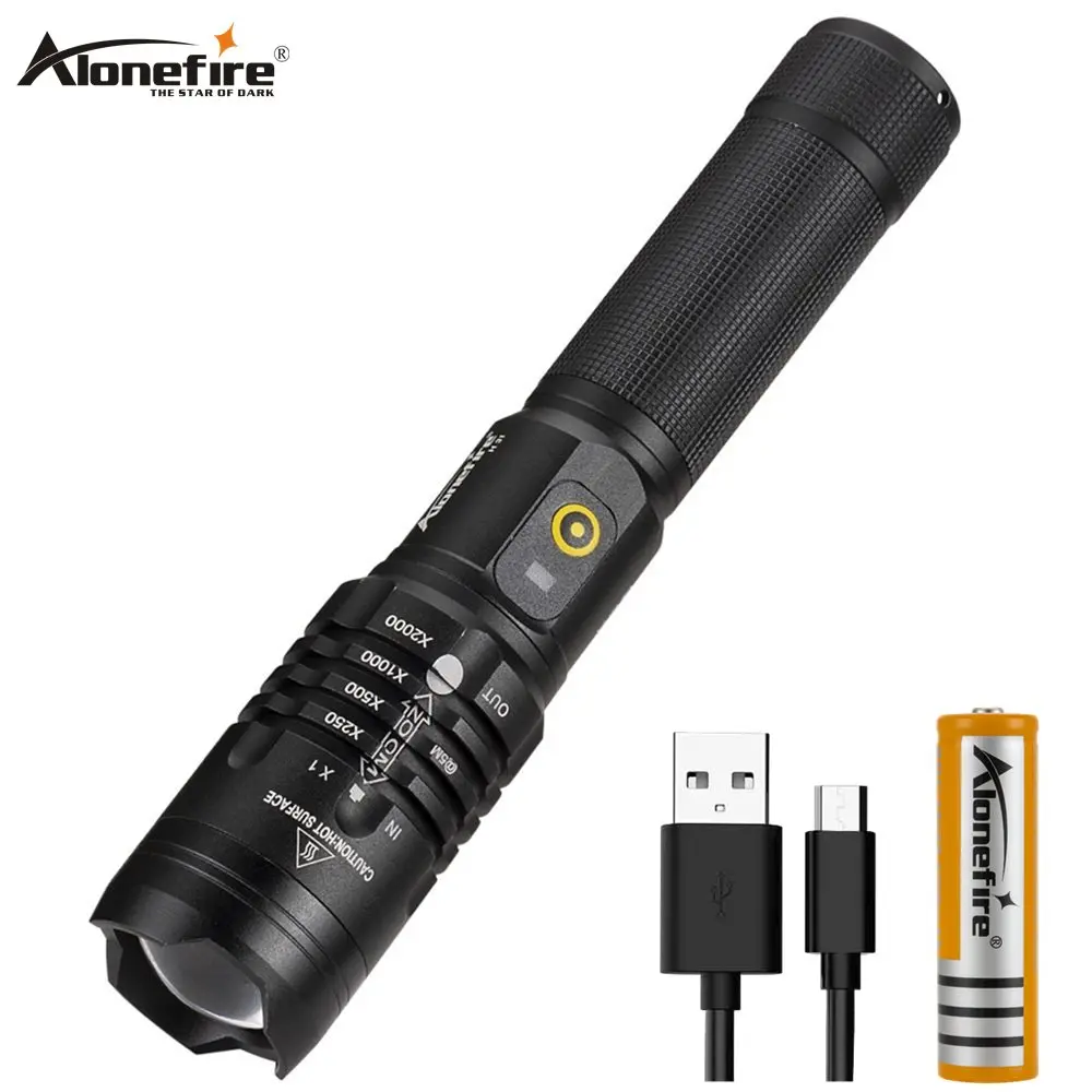 Alonefire H31 XHP50.2 светодиодный светильник вспышка USB Перезаряжаемый масштабируемый