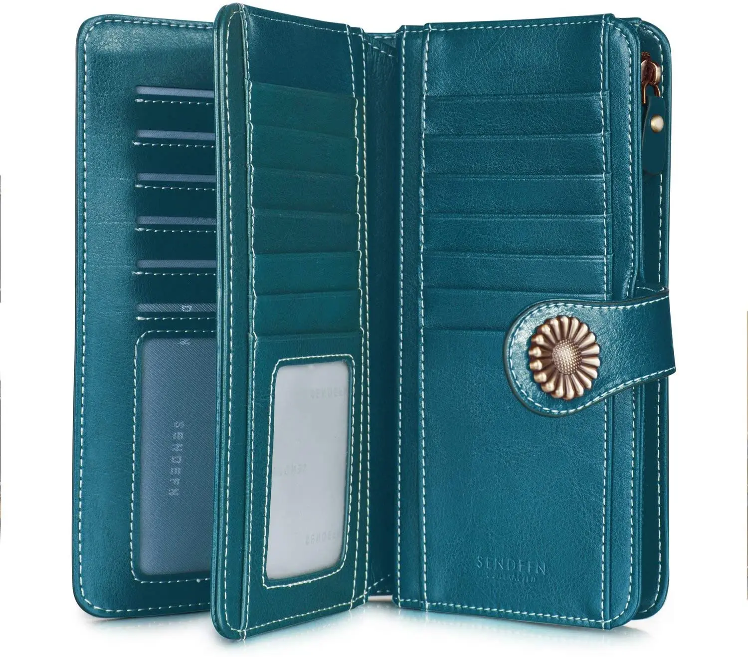 

Женский кошелек с отделением для карт и RFID-защитой