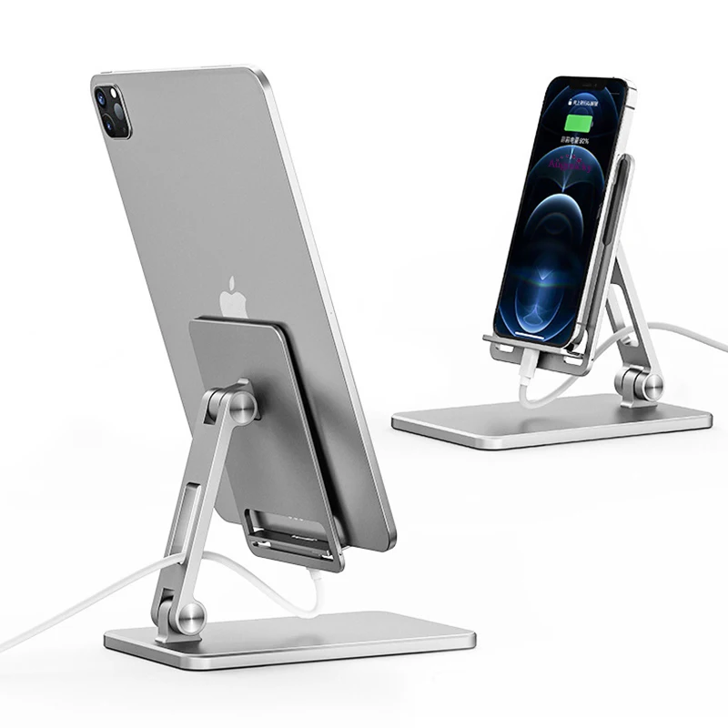 Портативный держатель для планшета алюминиевый регулируемый складной кронштейн
