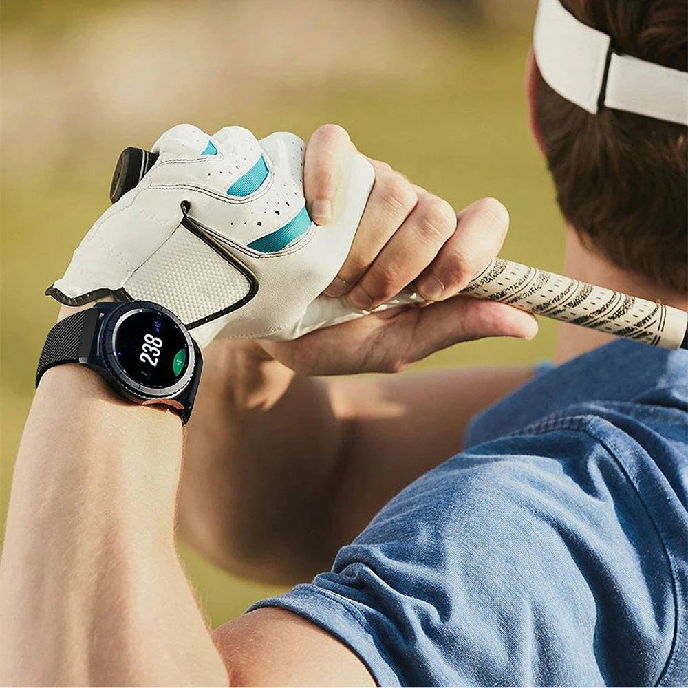 Galaxy watch 46 мм ремешок для samsung gear S3 Frontier Миланская петля группа active 2 44/40 мм huami amazfit ремешок Bip huawei GT2 22 мм