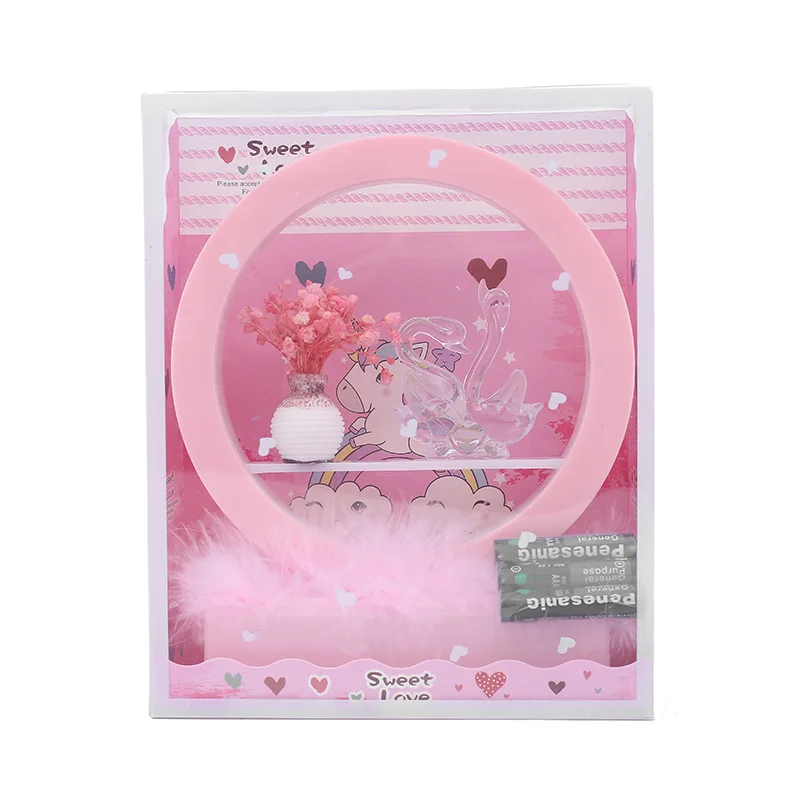 Цветы Музыка ночник креативный подарок на день Святого Валентина мультфильм