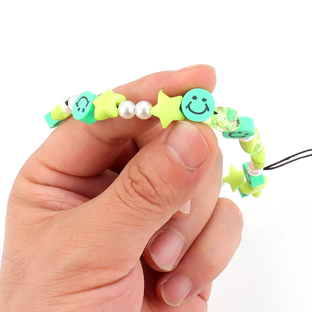 Разноцветная искусственная шея ремешки бусины подвесная цепочка для телефона