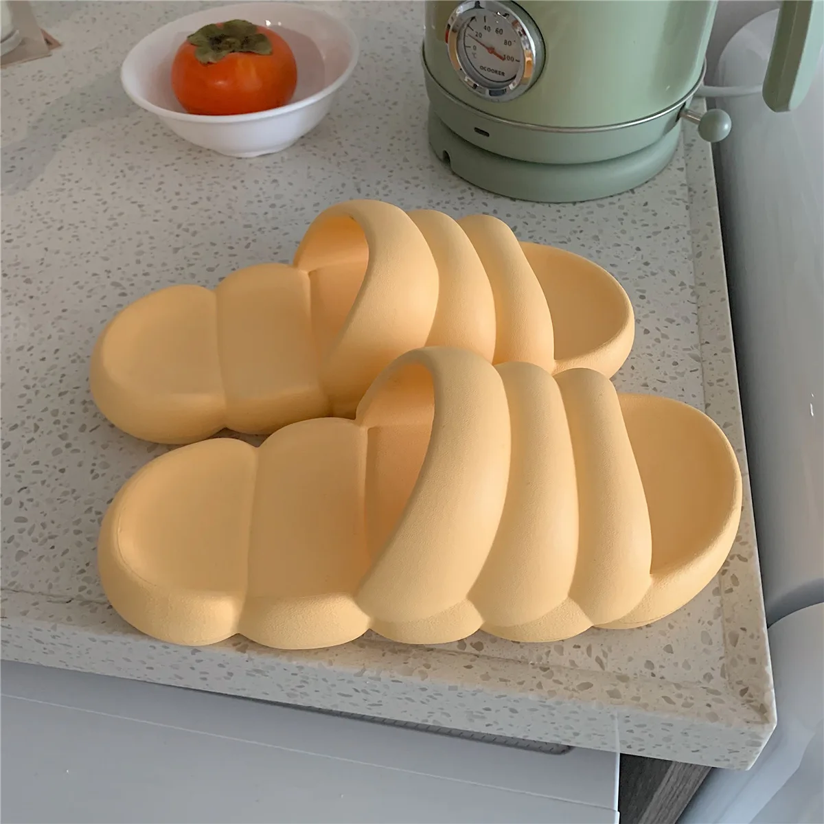 

Mazefeng New Slippers Women Summer Flip Flops Indoor House Couples Home Bathroom Non-slip Soft Tide To Wear Slippers Flat Shoes