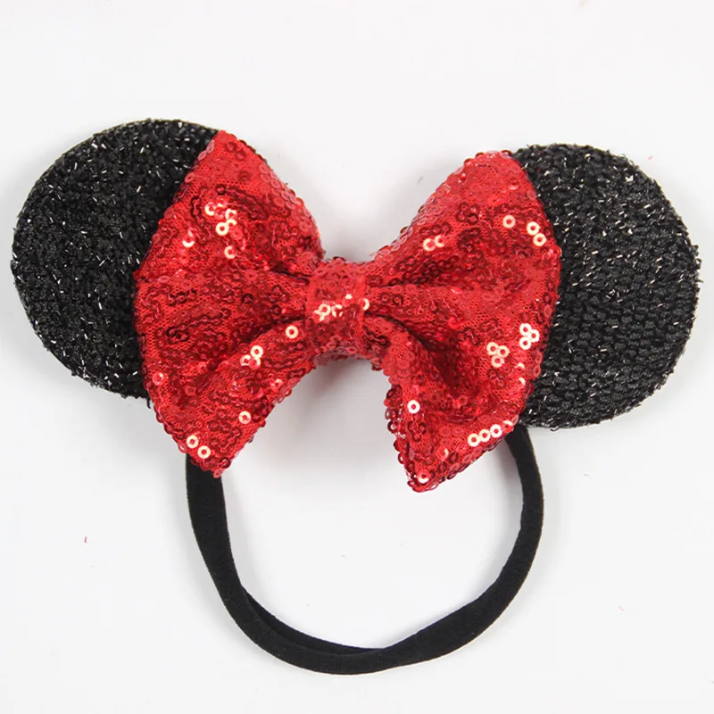 Navidad детский ободок с блестками и ушками для волос в форме ушей аксессуары Минни