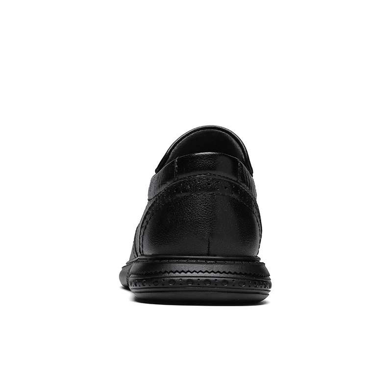 Bullock Spring Men Business Casual Scalp Cowhide Sets Dad Shoes Non-slip Formal Flats England Style Handmade oxford shoes | Обувь